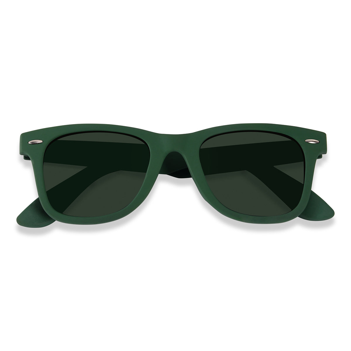 Green Polarized Wayfarer Sunglasses - View 15