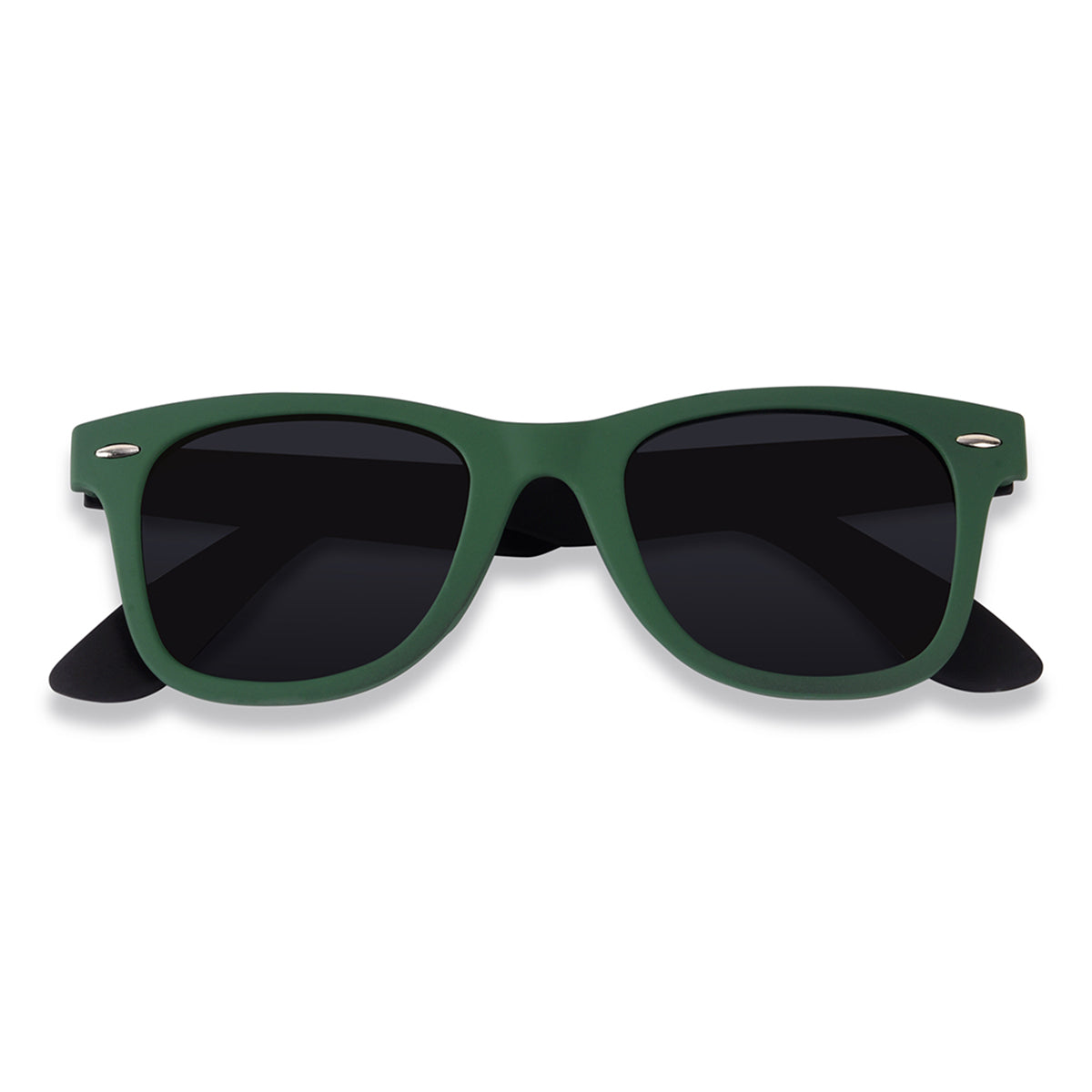 Black X Green Polarized Wayfarer Sunglasses - View 21