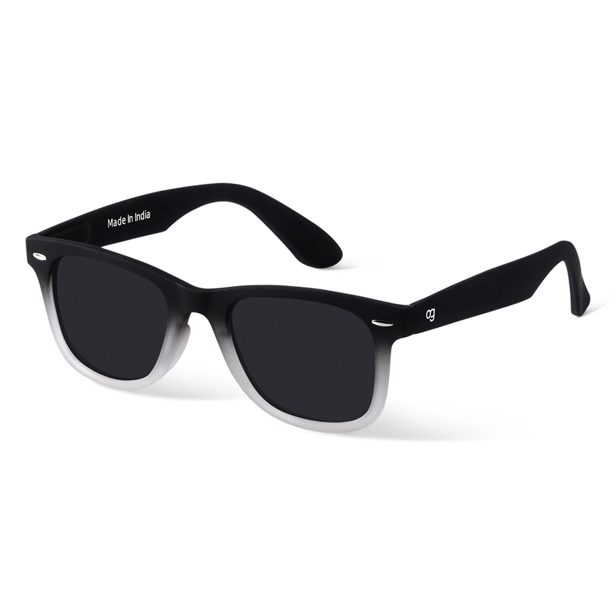 Matte Black Polarized Wayfarer Sunglasses