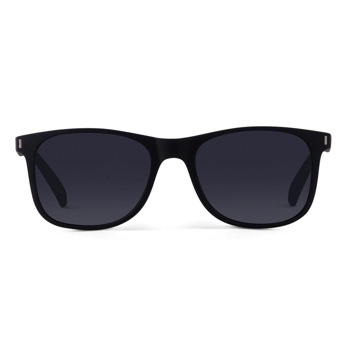 Black Polarized Square Sunglasses - View 11
