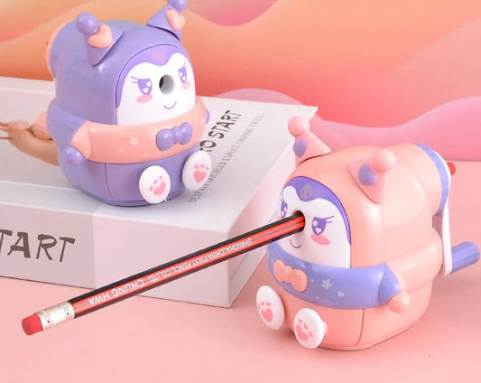 A Stylish Kuromi Mechanical Pencil Sharpener (pink) . - HalfPe