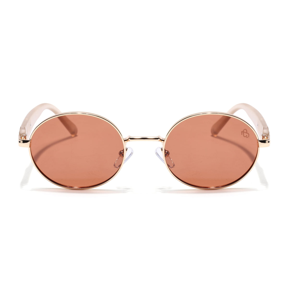 Cruze Golden Oval Sunglasses for Men and Women - Style 2202 - view 3