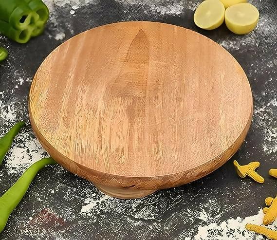 Wooden Round Chopping Board (11mm) - HalfPe