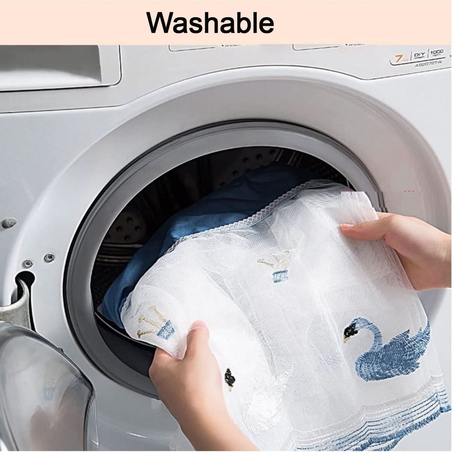 Designer AC Dust Cover Foldable & Washable (1 Ton, 1 Pc)