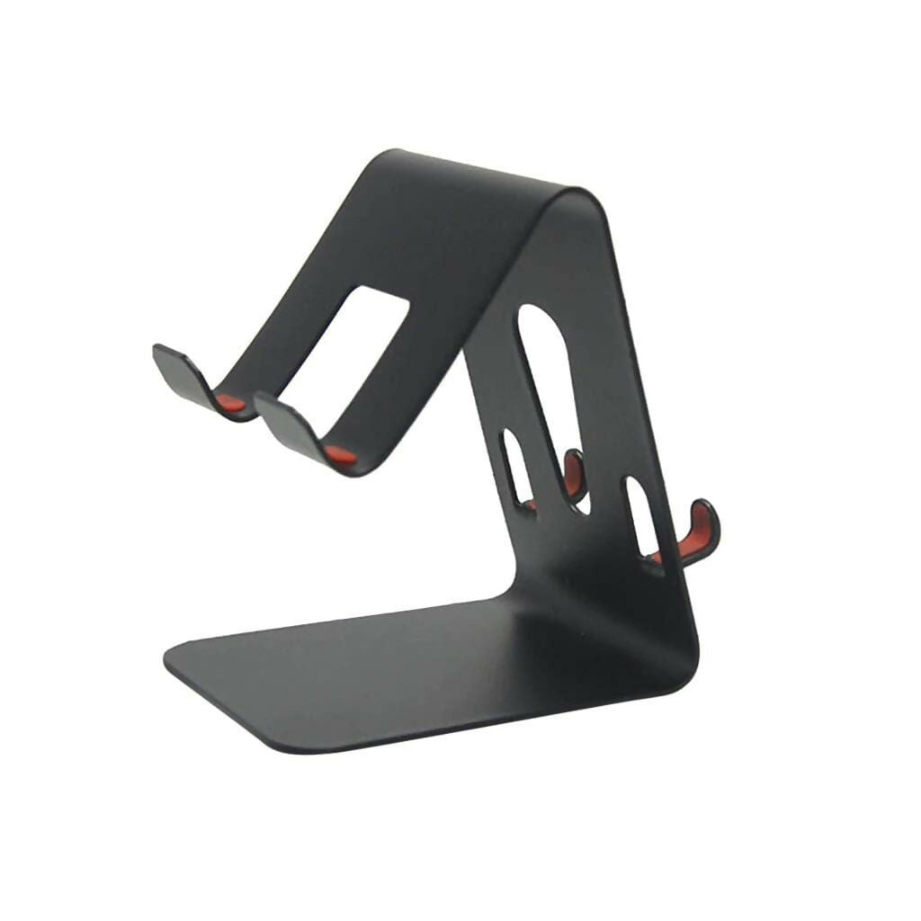Heavy-Duty Metal Mobile Holder Universal Desk Stand for Smartphones & Tablets