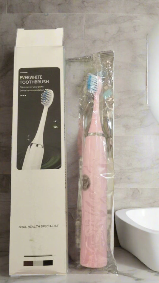 EVERWHITE Toothbrush  Battery Operated 1.5 V 1 W (Pink)