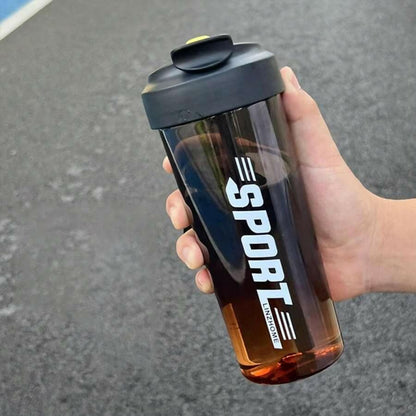 Wk-Sports Water Bottle 650ml(Black) - HalfPe