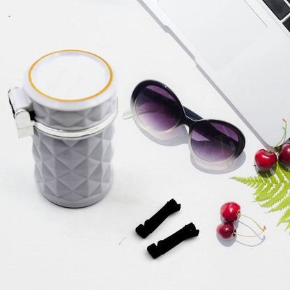 Car Cupholder Ashtray with Lid & Blue LED Light