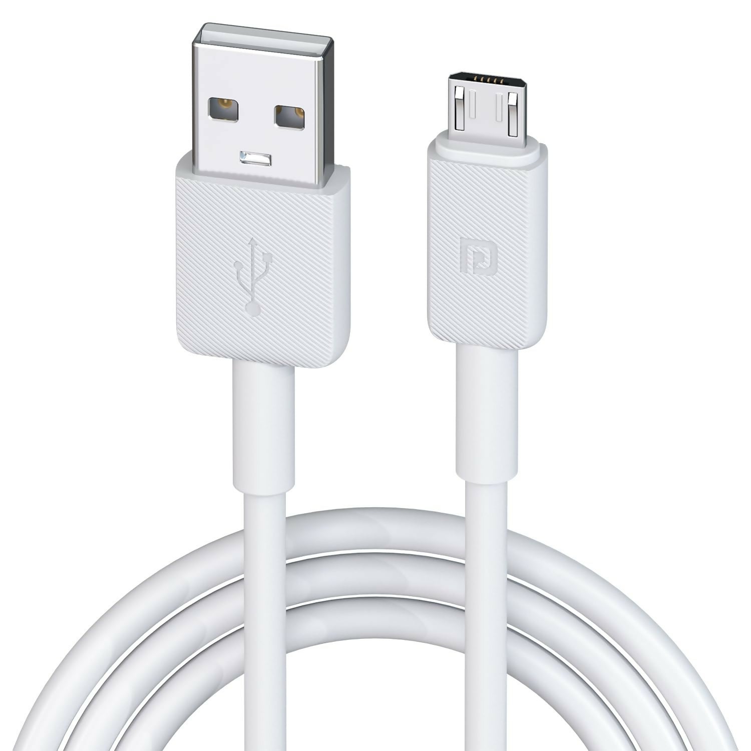 Portronics Konnect Link Micro USB Fast Charging Cable with 3.0A Output (White) Halfpe Deals
