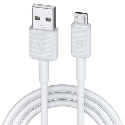 Portronics Konnect Link Micro USB Fast Charging Cable with 3.0A Output (White) Halfpe Deals