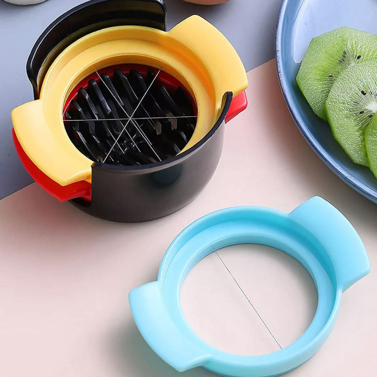 3-in-1 Multifunction Vegetable Slicer – Manual Grater, Shredder & Slicer for Kitchen Use HP DD