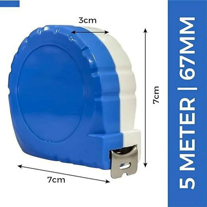 5 Meter Measuring Tape Compact Durable Measuring Tool for Home Tailoring Construction and DIY Use JPS PRODUCTS (ACHSA)
