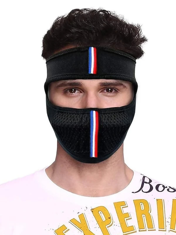 Men_Pro_Cotton_Fabric_Bike_Riding_Washable_Reusable_Dust_Protection_Cover_Face_Mask_For_Men_Women_Balaclava_Neck_Gaiter_Pack_of_1_Half_Black_Red_Ninja_Mask_-_Tomorrow_Fashion_-_-89