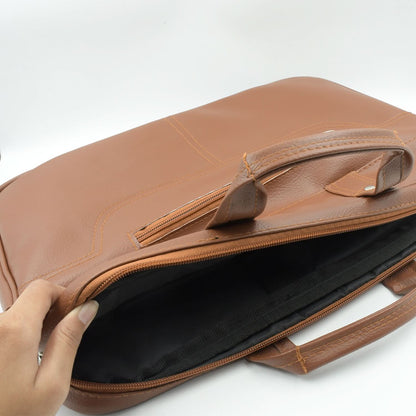 Multipurpose Faux Leather Laptop Shoulder Bag – Executive Messenger for Men & Women