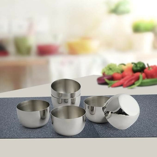 6 pcs Stainless-steel small bowl majestic (Each: 225ML)