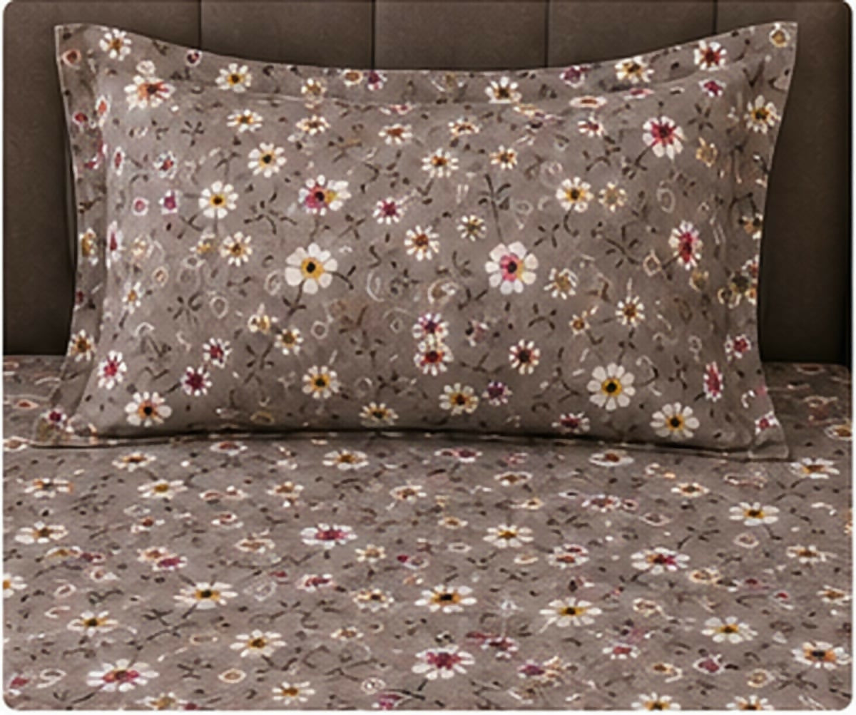 Dream Living Royal Floral Double Bedsheet Set – 220 × 240 cm