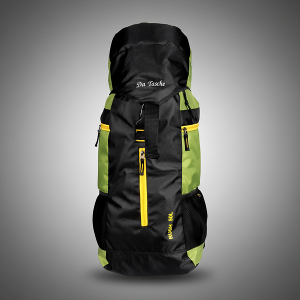 Rush 50L Trekking & Travel Rucksack for Unisex - Green SUPER