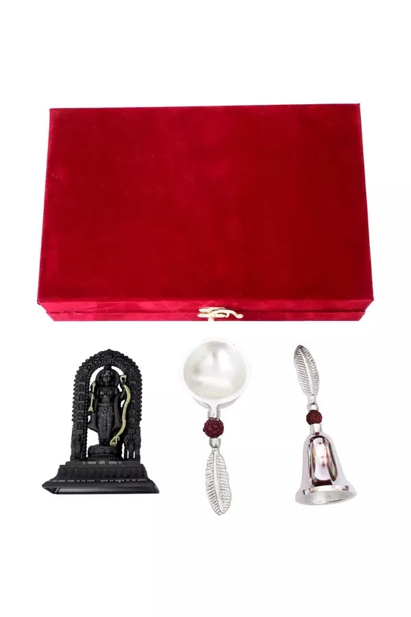 Ram Lalla Idol (With Jyot And Ghanti) Brings Calmness, Reduces Stress, And Promotes Inner Peace