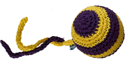 Captain Zack Crochet Stripped Ball Large Dog Toy