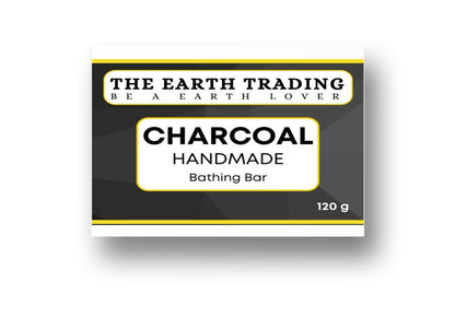 The Earth Trading Handmade Charcoal Soap for Bath - 120g