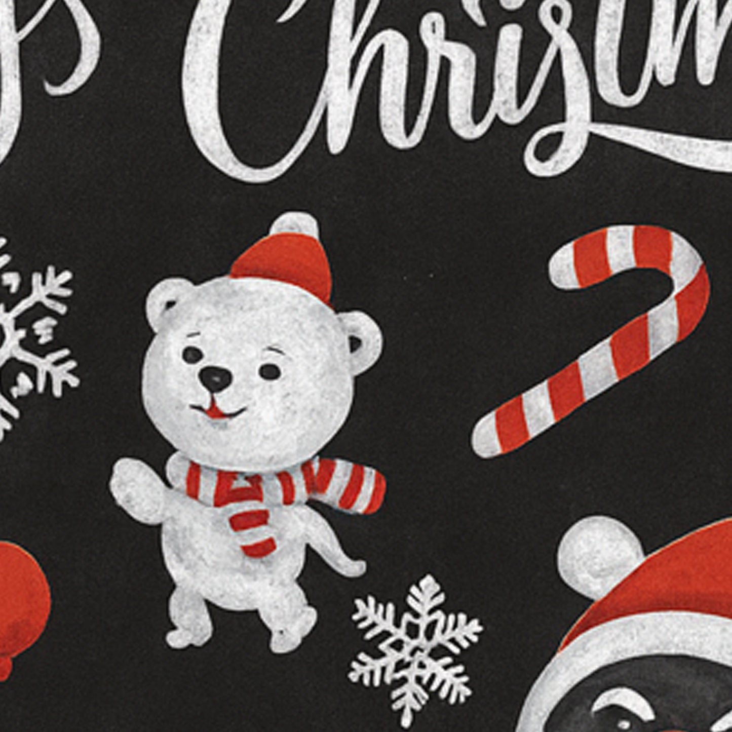 Christmas Theme Decorative Wall Sticker Santa Claus, Snowman, Gifts & Snowflake Design – Removable Viny90x60 Cm   (1 Pc)