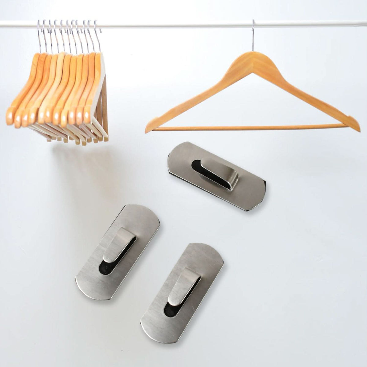 Self- Adhesive Hooks Heavy Duty Wall Hooks Hangers Stainless Steel Waterproof Sticky Hooks For Hanging Robe Coat Towel Kitchen Bathroom And. HP DD