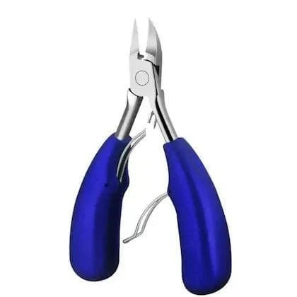 Mens Toenail Clippers for Large Big Thick Nail (Bule and Silver) - HalfPe