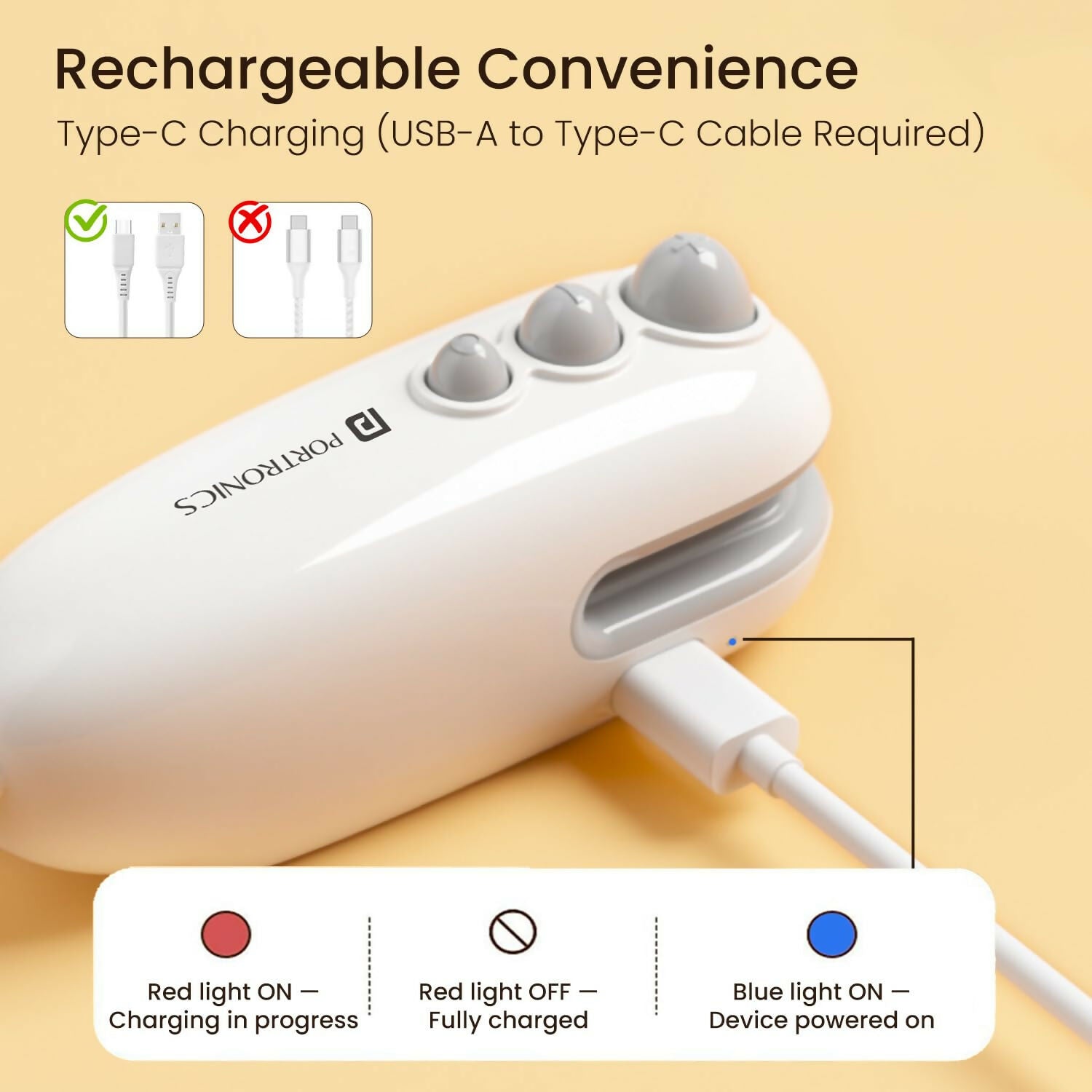 Portronics Locksy 2-in-1 Portable Mini Bag Sealer & Cutter with Type-C Rechargeable Battery, Magnetic Back, Strong Heating Seal Clip & Built-in Sharp Blade for Chips, Snacks & Travel Food Storage Halfpe Deals