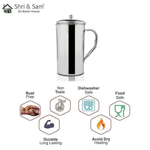 Stainless steel jug impression (1700ml) Hayagreeva Enterprises