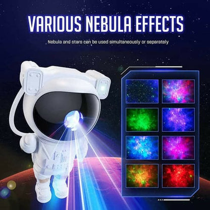 Astronaut Space Projector Starry Night Light with Timer & Remote Control