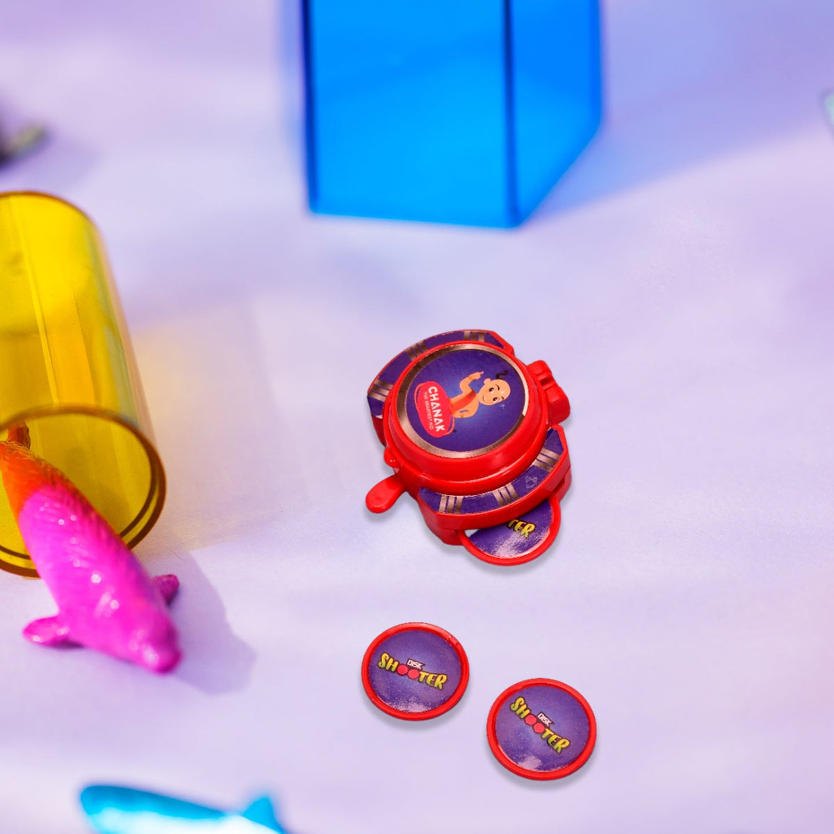 Exciting Hand Disk Shooter Toys Game Set For Kids. Amazing Flying Disc Game. Indoor  Outdoor HP DD