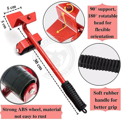 Furniture Lifter Mover Tool Set with Furniture Pads Lifting Tool & Mover Lifter - HalfPe