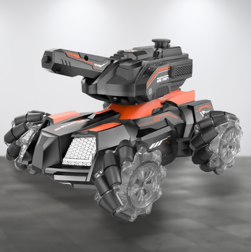 RC Tank with Water Bomb - Orange