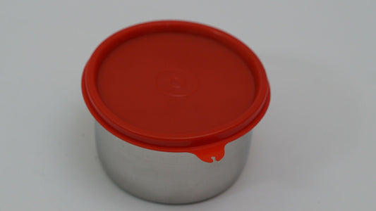 Steel Bowl For snack boxe (600ml *1 Container) - HalfPe