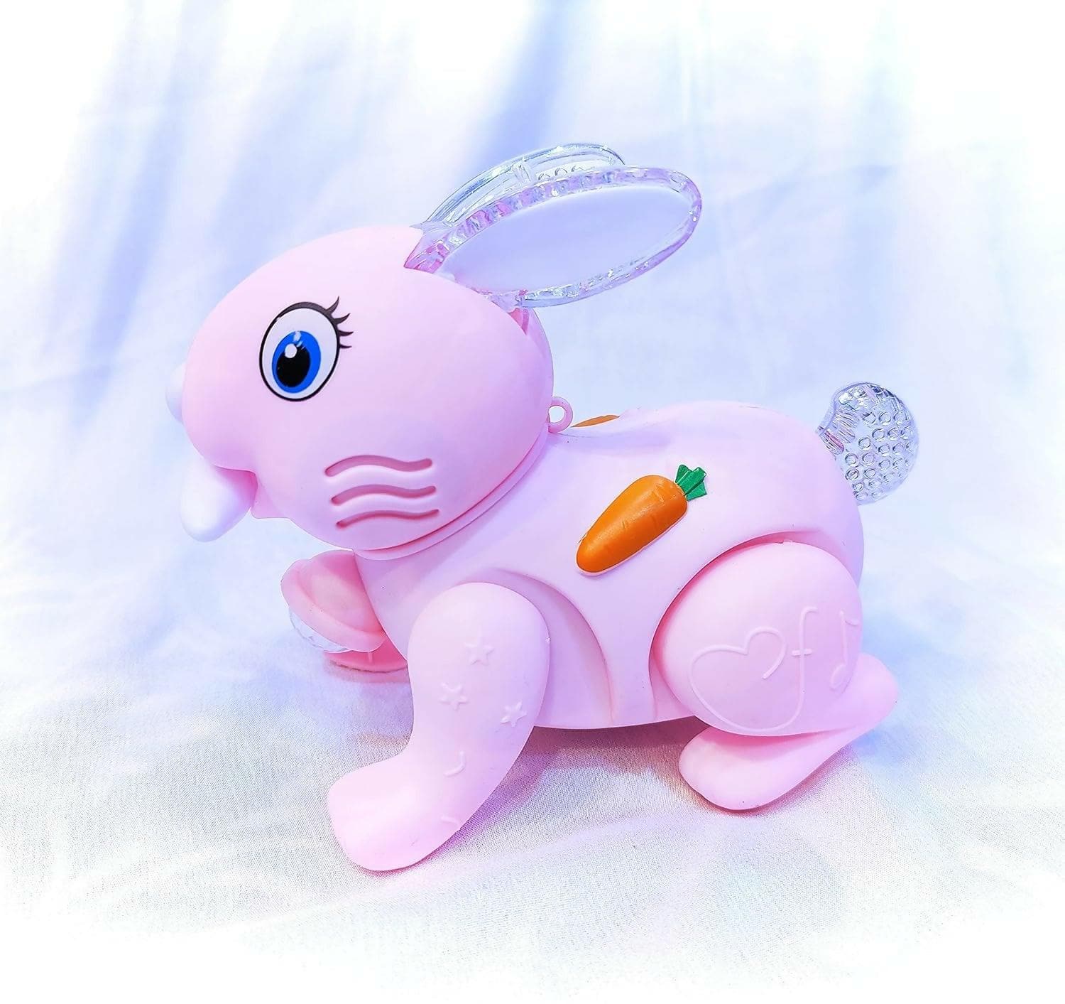 Cute Fun Colorful Light Music Jumping Rabbit Simulation (Pack of 3) - HalfPe