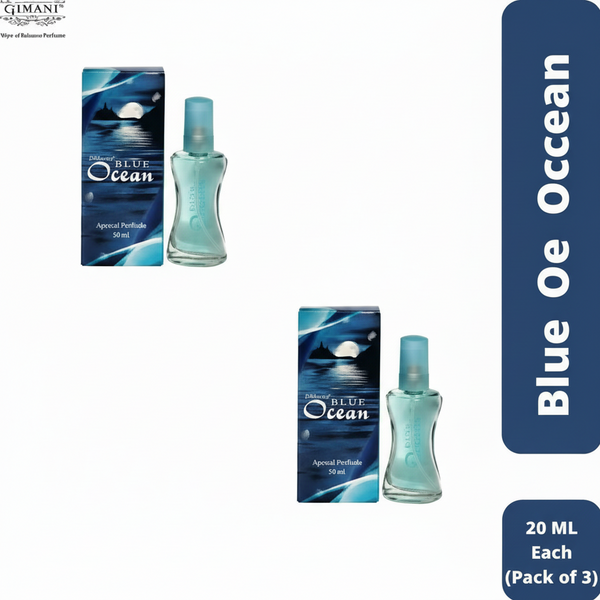 Gimani Blue Ocean Perfume 20ml each (pack of 3, 60ml) Gimanifragrances