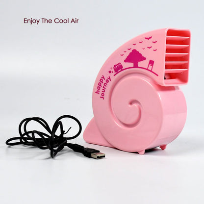 USB Mini Fan – Cute Bright Color Desktop Cooling Fan