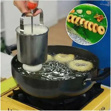 Stainless Steel Perfectly Shaped & Crispy Medu Vada Maker - HalfPe