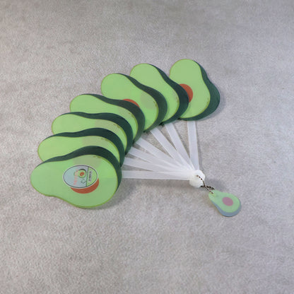 Foldable Pocket Fan with Keychain – Compact Handheld Fan for Travel, Outdoor, Office & Everyday Cooling  Mix Design (1 Pc)