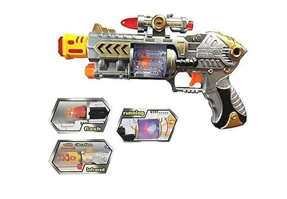 Intergalactic Laser Space Gun with Flashing Lights and Sound Effects