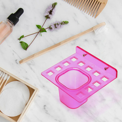 2-in-1 Toothbrush Holder & Tumbler Dish Set  (2 Pcs)