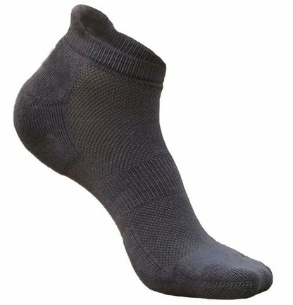 The Earth Trading Bamboo Fiber Unisex Ankle Socks (Odour Free) - Steel grey