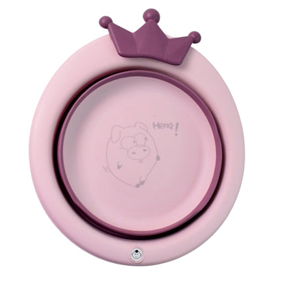 Premium Baby Bathtub with Non-Slip Base, collapsible multipurpose basin– Ergonomic Infant &amp; Toddler Bath Tub with Comfortable Design for Safe Bathing