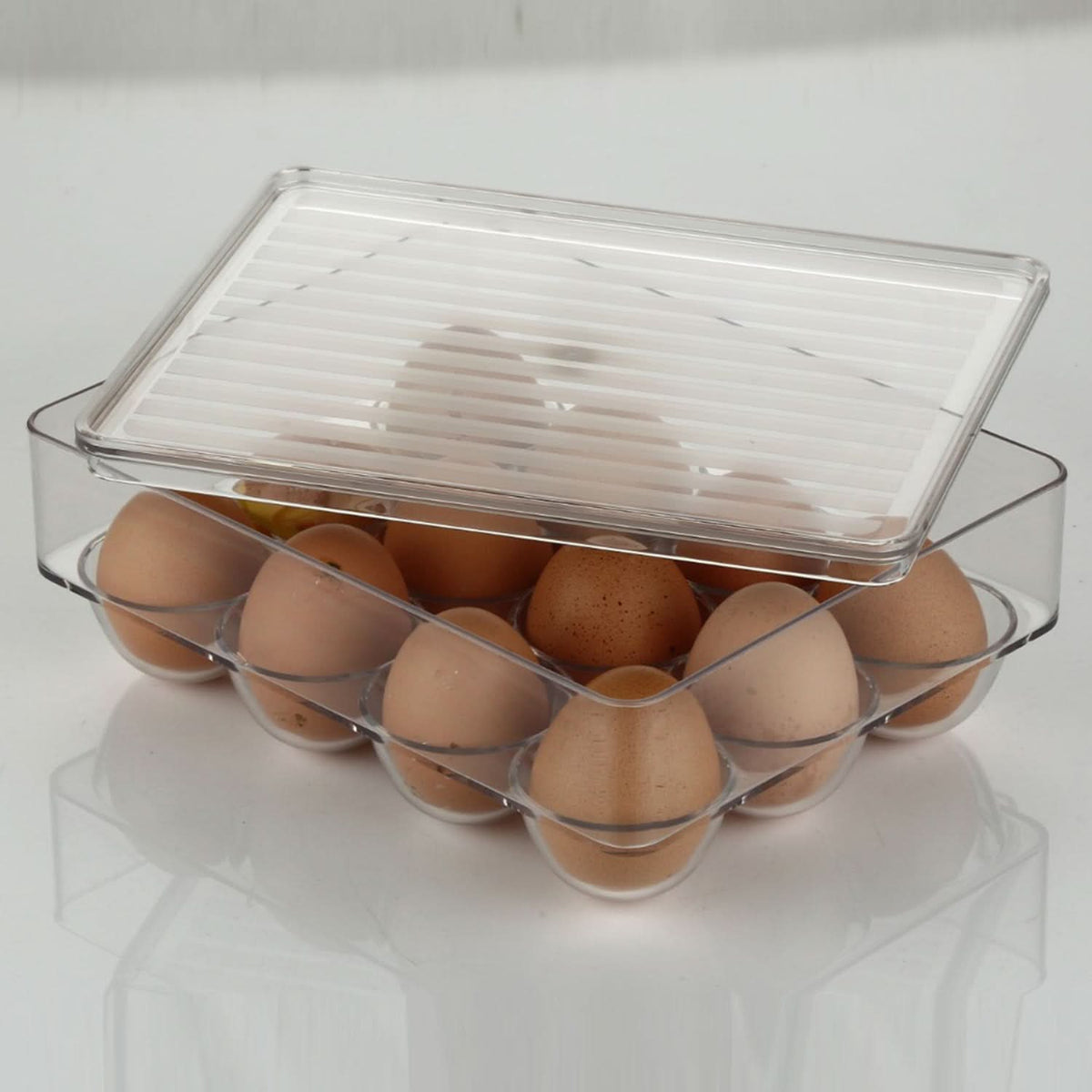 12 Cavity Egg Storage Box For Holding And Placing Eggs Easily And Firmly. HP DD