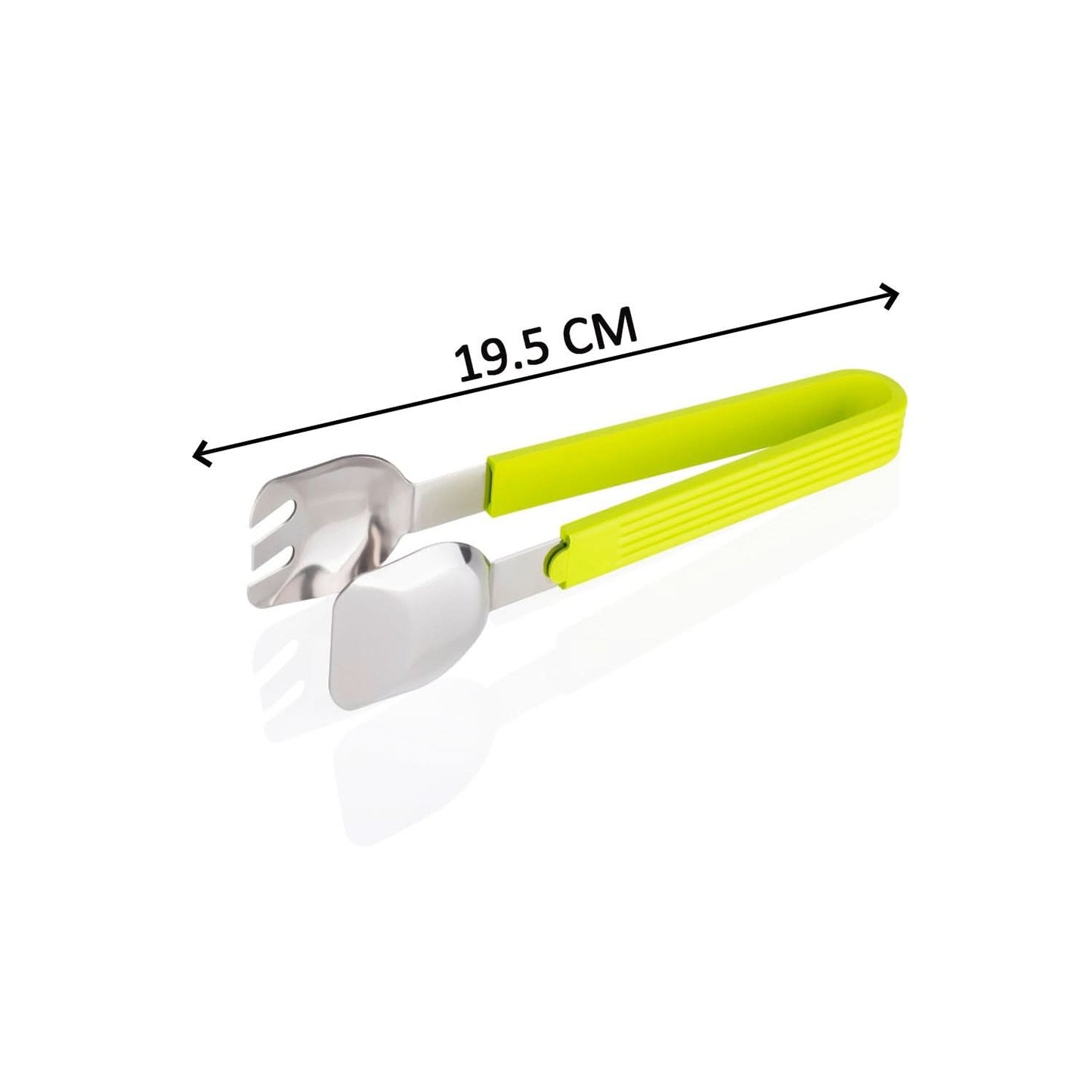 Multi-Purpose Salad Serving Tongs – Stainless Steel & Silicone Kitchen Utensil