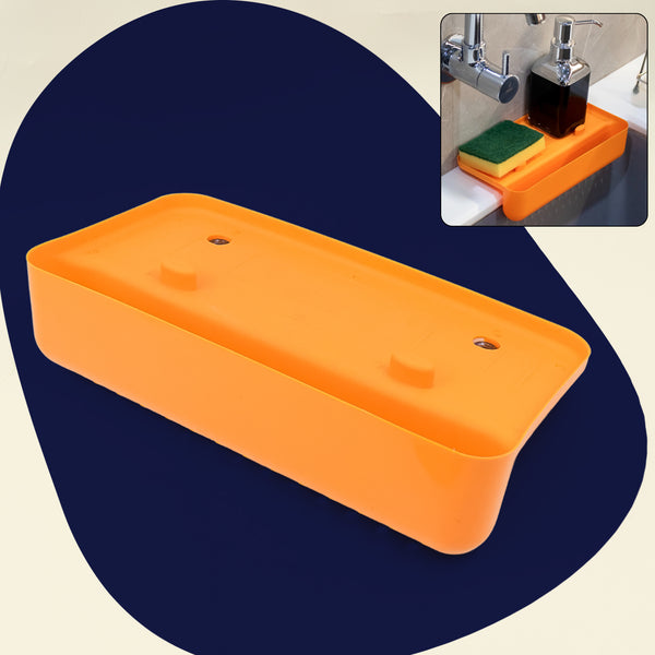 Multi Functional Drainer Shelf Sink Storage Holder Sink Colander Strainer Basket (1 Pc)