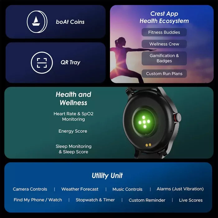boAt Lunar Orbit Smartwatch with 1.39-inch HD Display, Bluetooth Calling, Turn-by-Turn Navigation, and Customizable Watch Faces Dreams Gadgets 2