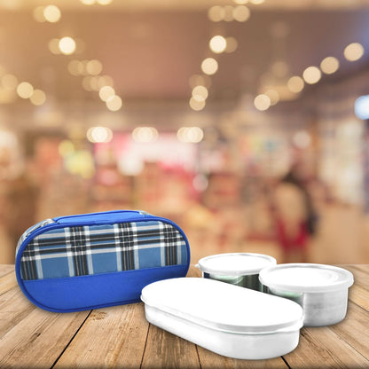 Corporate Lunch Stainless Steel Containers (Set Of 3)