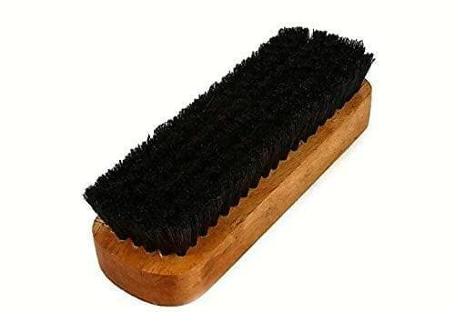 Wooden Fancy Shoe Brush Shine Polish Buffing Brush - HalfPe