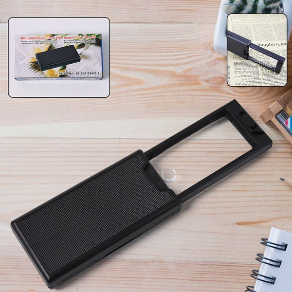 Multipurpose Extendable LED Magnifier – Flexible Handheld Magnifying Glass with Light (1 Pc)